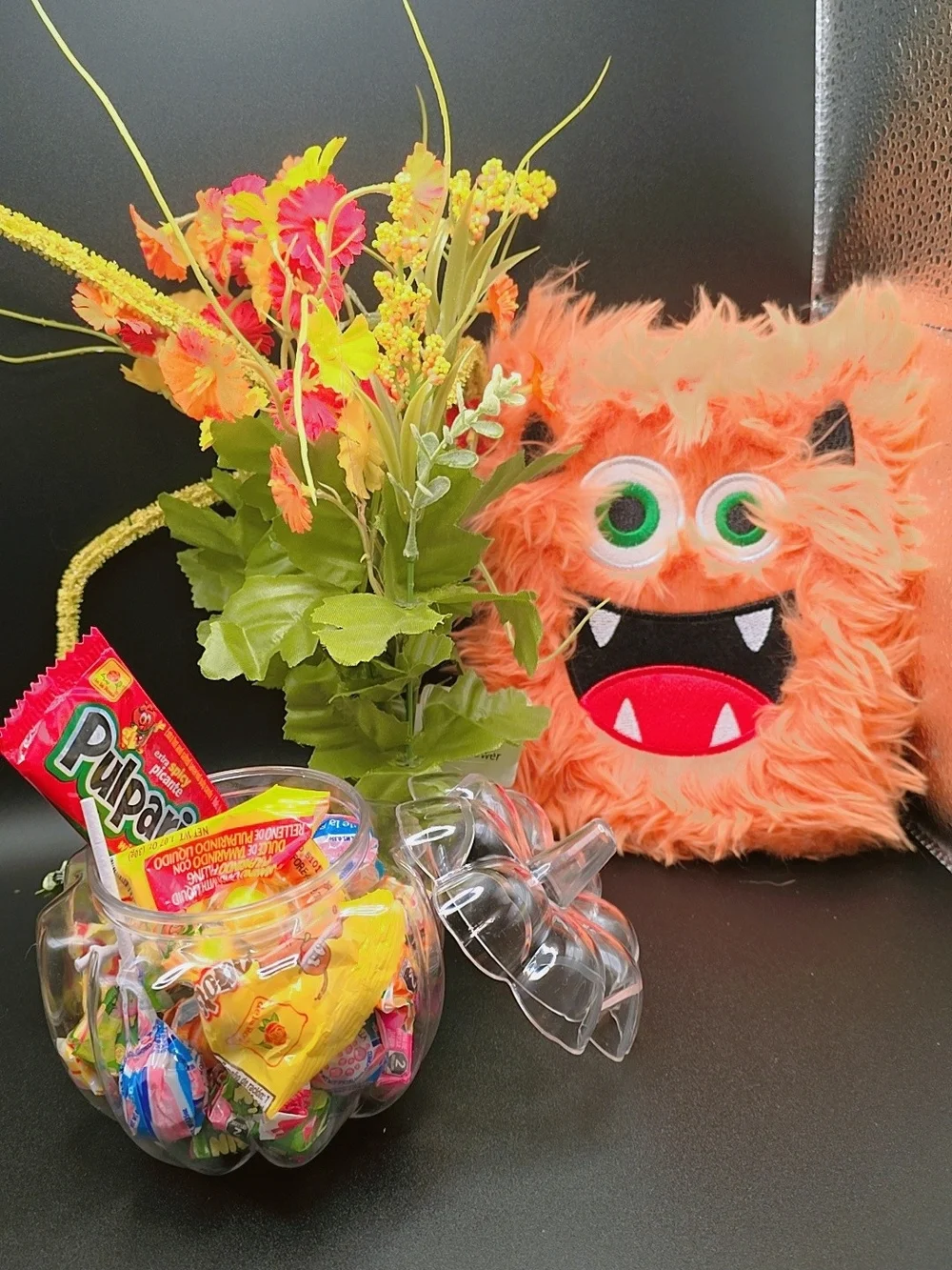 Festive Green Pumpkin Candy Container – Home Party Supplies